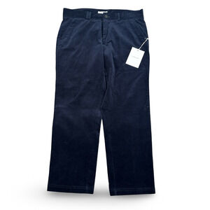 I Love Ugly Slim Kobe Pants Men’s XL Navy Blue Corduroy Cotton Pockets New